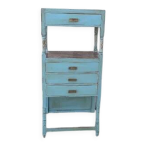 Meuble atypique turquoise