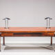 Mid-Century Modern Jacaranda Itamaraty Desk by Sergio Rodrigues for Oca, Brazil, 1960s