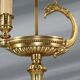 Directoire Style Gilt Solid Bronze Bouillotte Lamp "Lucien Gau"