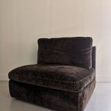 Vintage velvet brown driver, Steiner design 1970