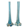 Pair of blown glass soliflore vases, 1960s