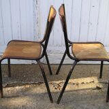 Paire de chaises d'école Mullca