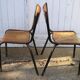 Paire de chaises d'école Mullca