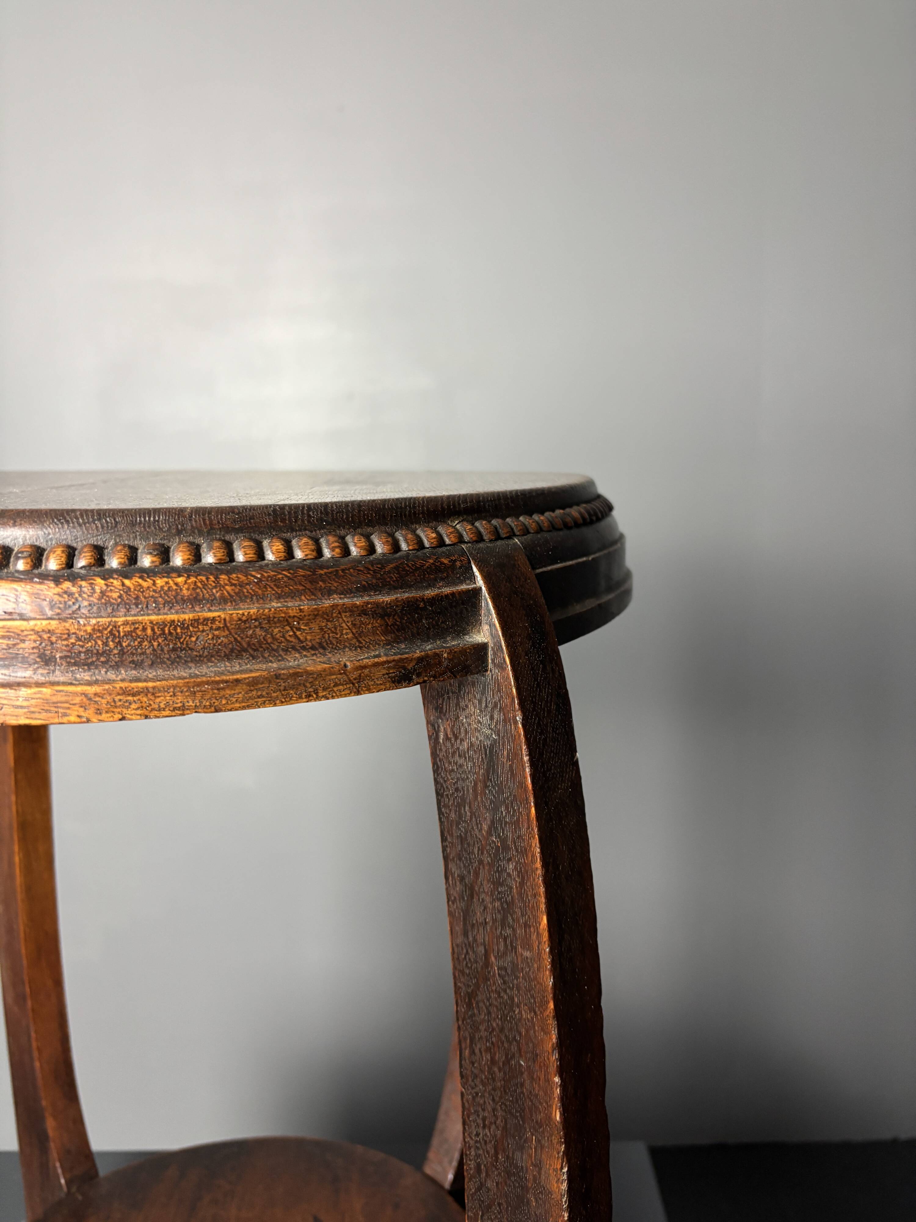 Dutch art deco Amsterdam school side table, 1930s