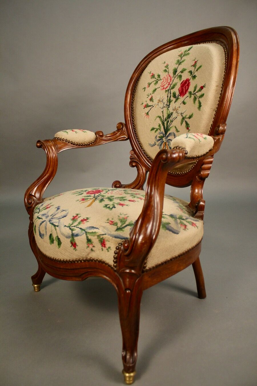 Pair Of Tapestry Chairs at The Small Point 19th