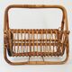 Magazine rack wicker 1960