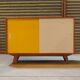 Buffet U 452 Yellow by Jiri Jiroutek for Interier Praha 1960