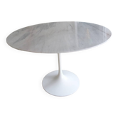 Old marble table KNOLL carrare tulip dining table EERO SAARINEN