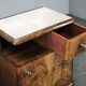 Pair of Art Deco Walnut Nightstands, Czechoslovakia, 1930s
