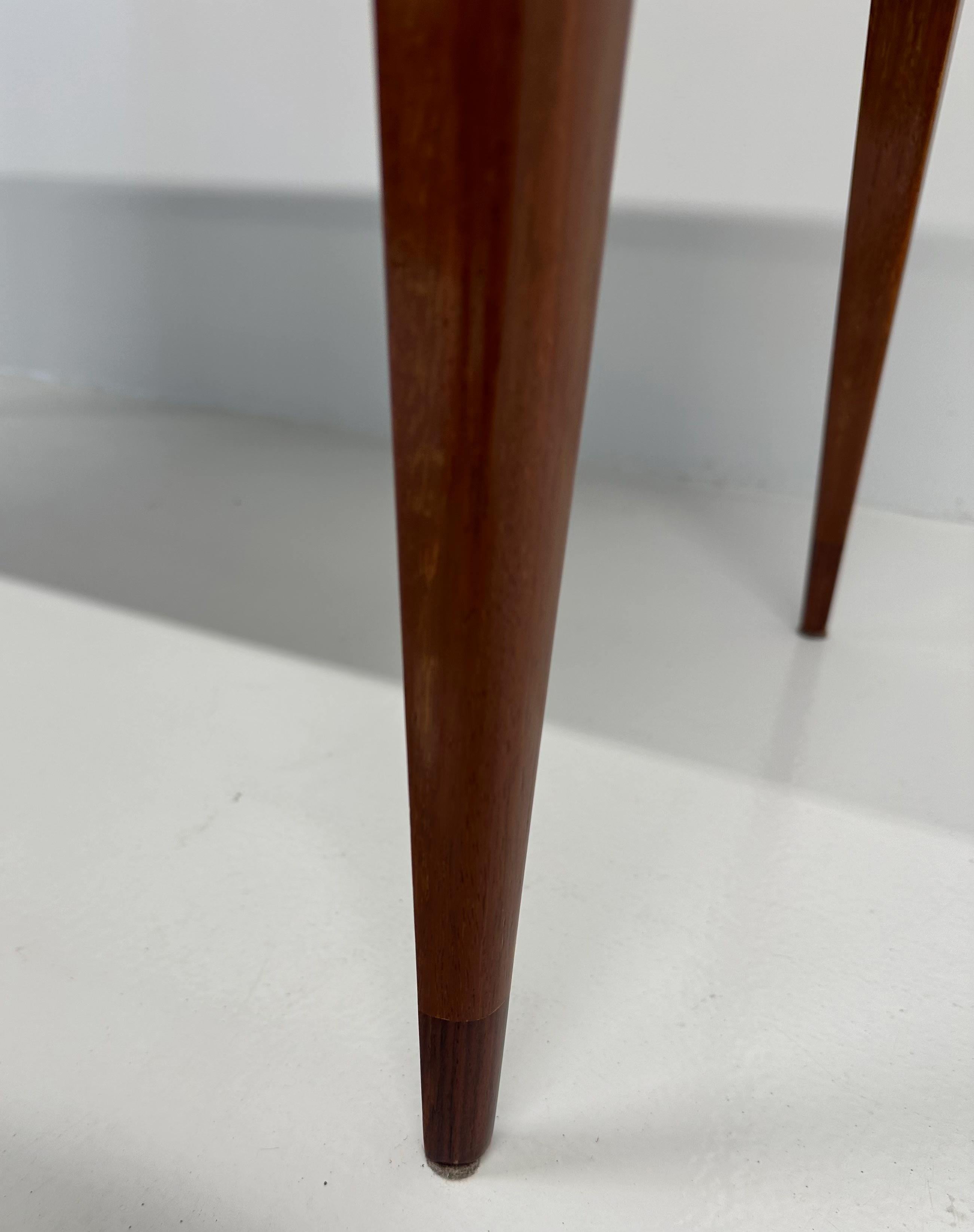 Italian Art Deco Coffee Table in Teak and Maple by Paolo Buffa, 1950s