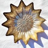 Empty glass pocket silver color