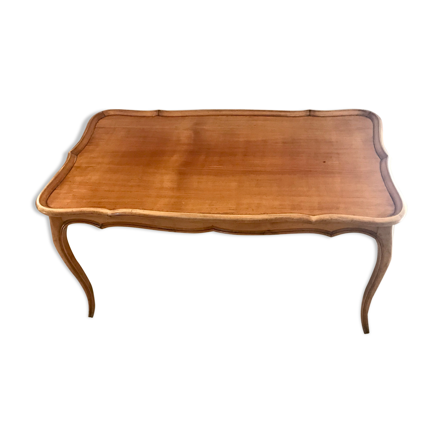 Louis X-style wooden coffee table