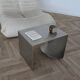 Table d'appoint Veliento en acier inoxydable