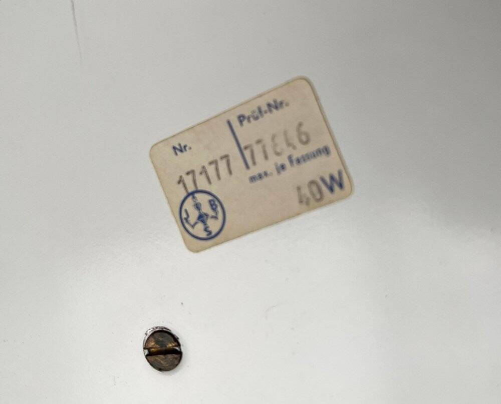 Space age glass table lamp from the mid-century by Carlo Nason for JBS, 1960s.