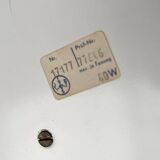 Space age glass table lamp from the mid-century by Carlo Nason for JBS, 1960s.