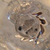 Glass Chandelier 1950 art Vannes France