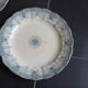 Set of 5 plates iron earth Boulenger Choisy the King