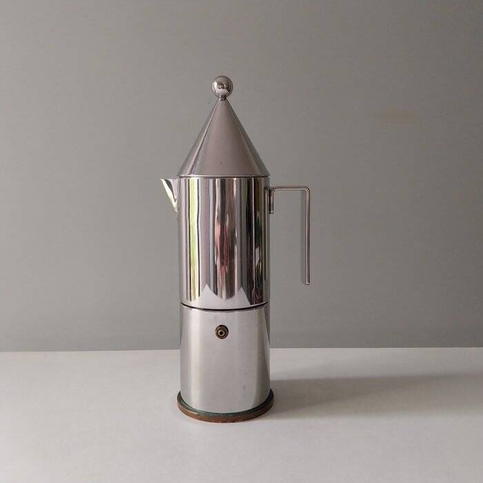 Aldo Rossi Italian coffee maker - La Conica 6-cup espresso