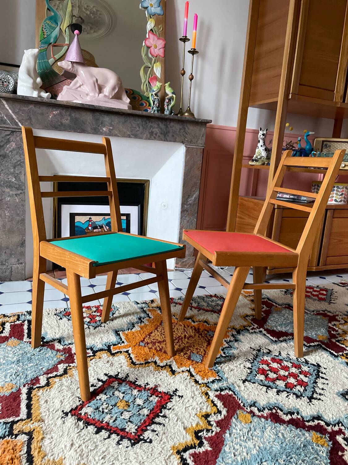 Duo de chaises des années 50