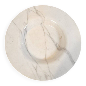 Centrotavola in white marble from Carrara by Sergio Asti per Up&Up, Italia, anni '70