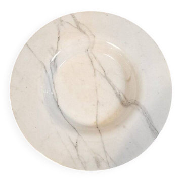 Centrotavola in white marble from Carrara by Sergio Asti per Up&Up, Italia, anni '70
