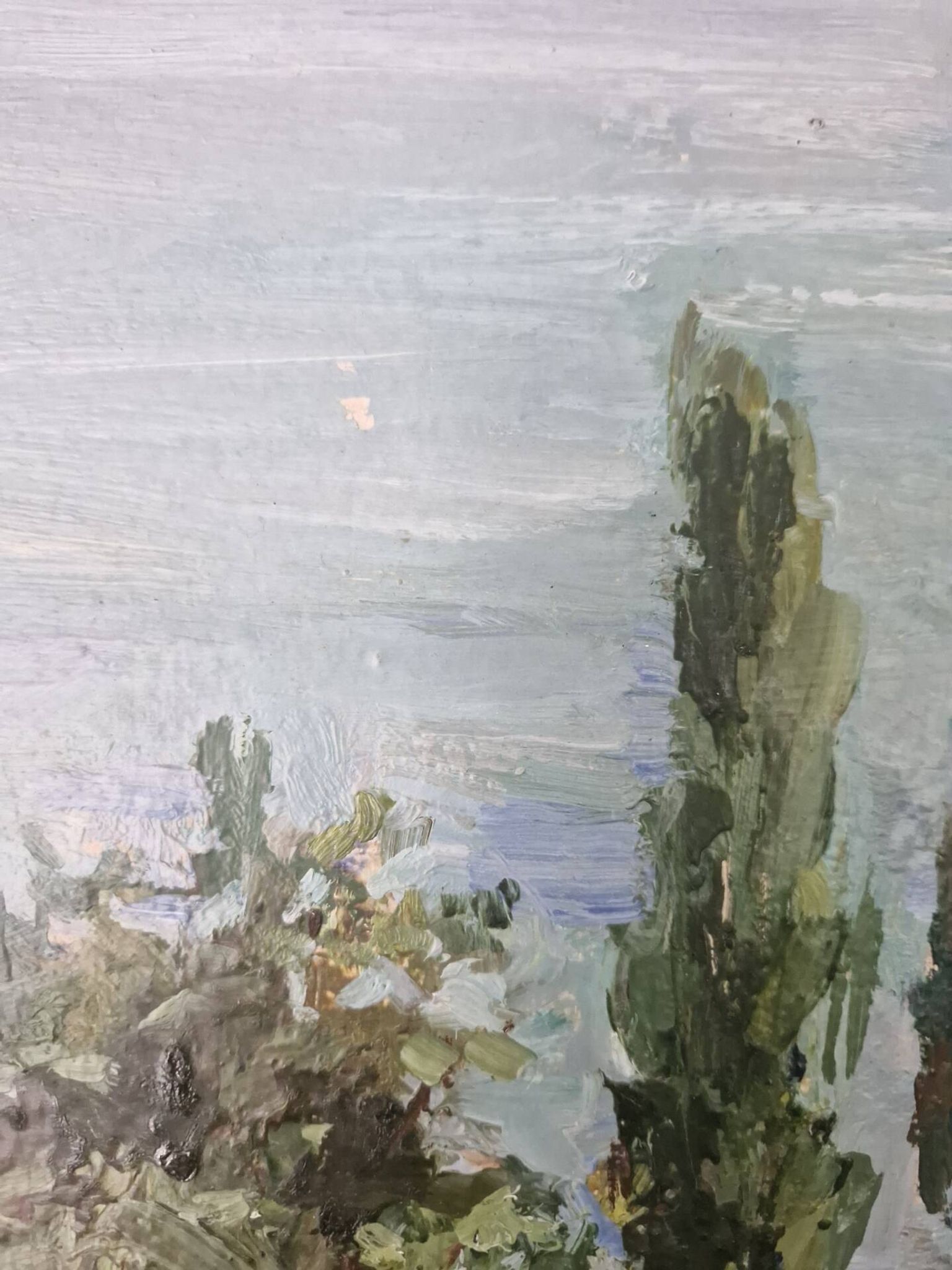 Peinture sur panneau