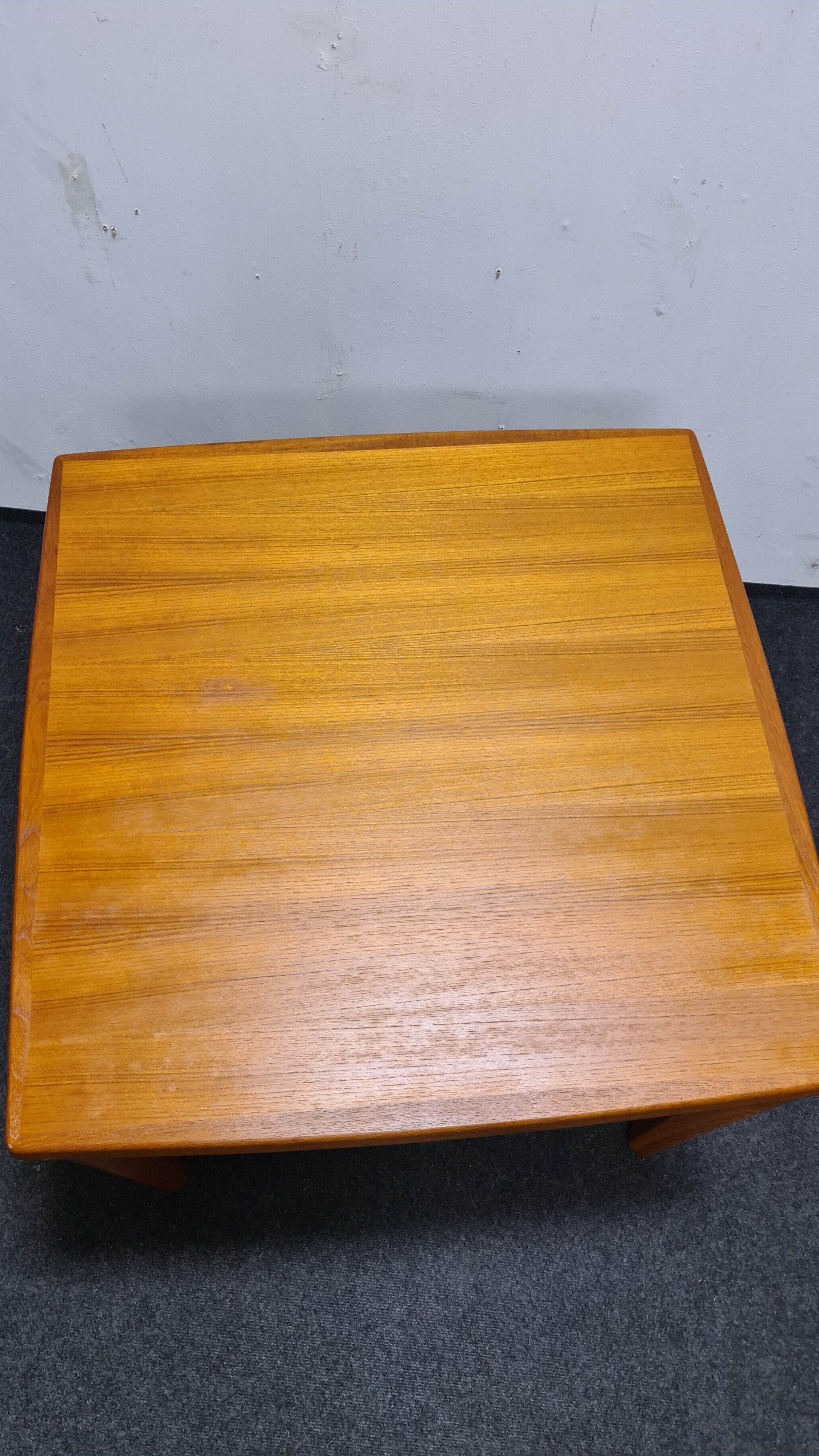 Vintage teak dining table quit possibly Danish design