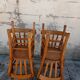 Série de 4 chaises de bistrot Luterma 1950