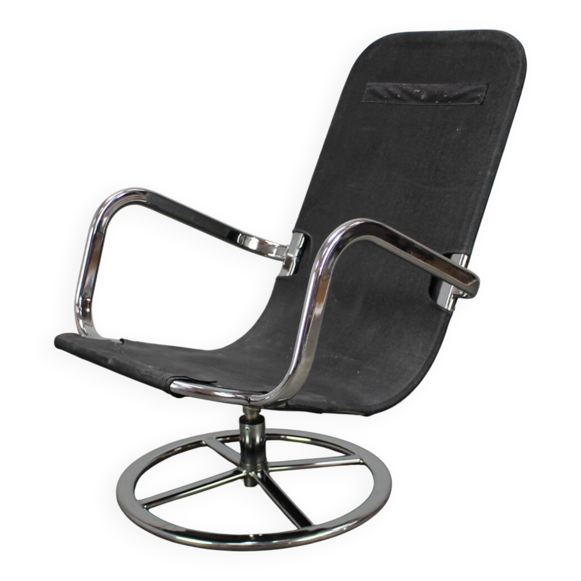 Fauteuil pivotant IKEA Smedsta par Ulf Quensel, années 1970