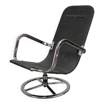 Fauteuil pivotant IKEA Smedsta par Ulf Quensel, années 1970