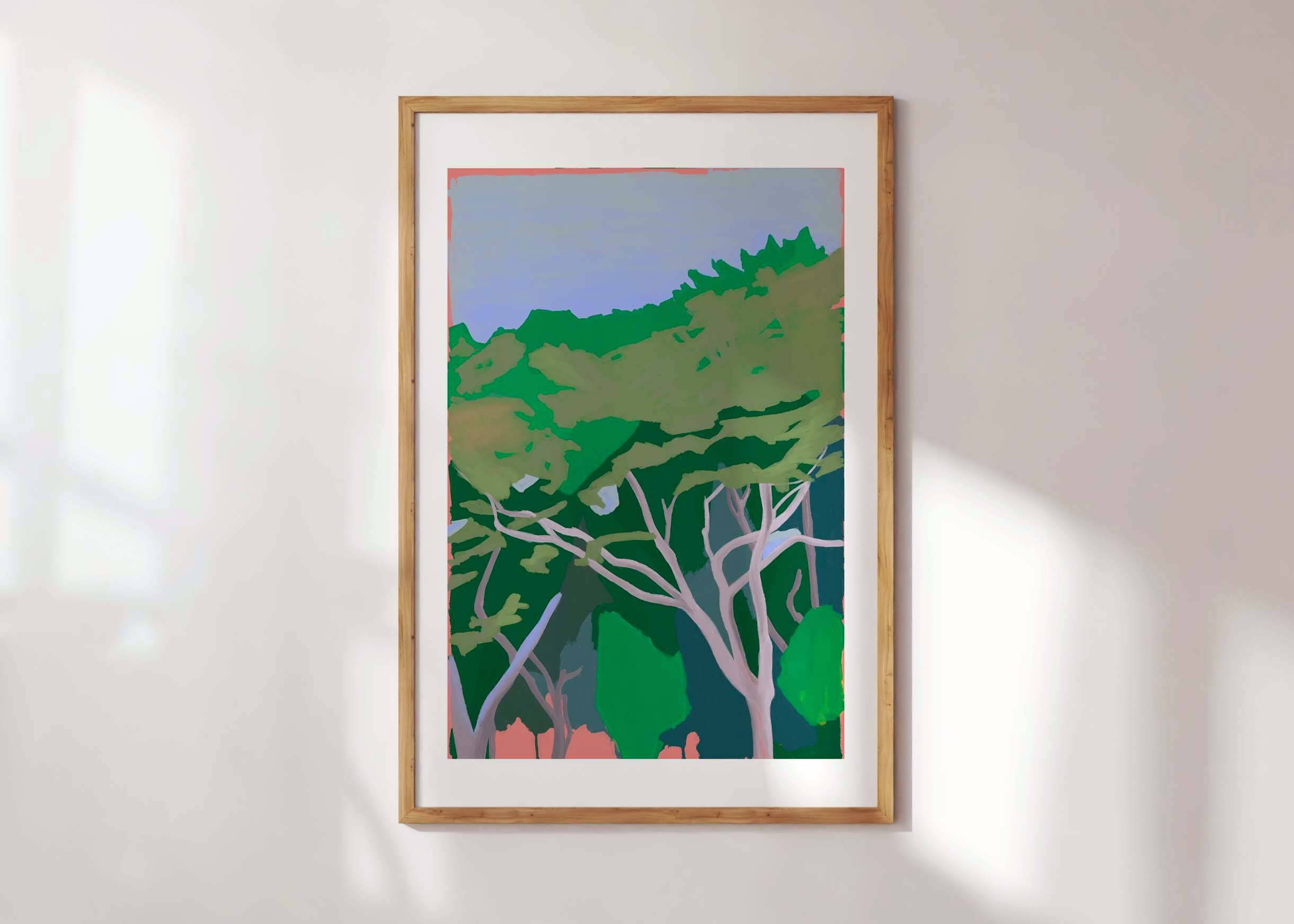 Bois Rouge - Limited edition art print (A4)