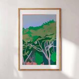 Bois Rouge - Limited edition art print (A4)