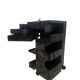 Early edition boby troley joe colombo bieffeplast black 1970
