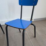 Formica vintage kindergarten chair 70s