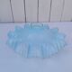 Vintage Blue Opaline Chandelier Lampshade Design