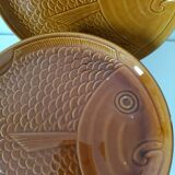 Sela Fish Barbotine Plate Set (Portugal)