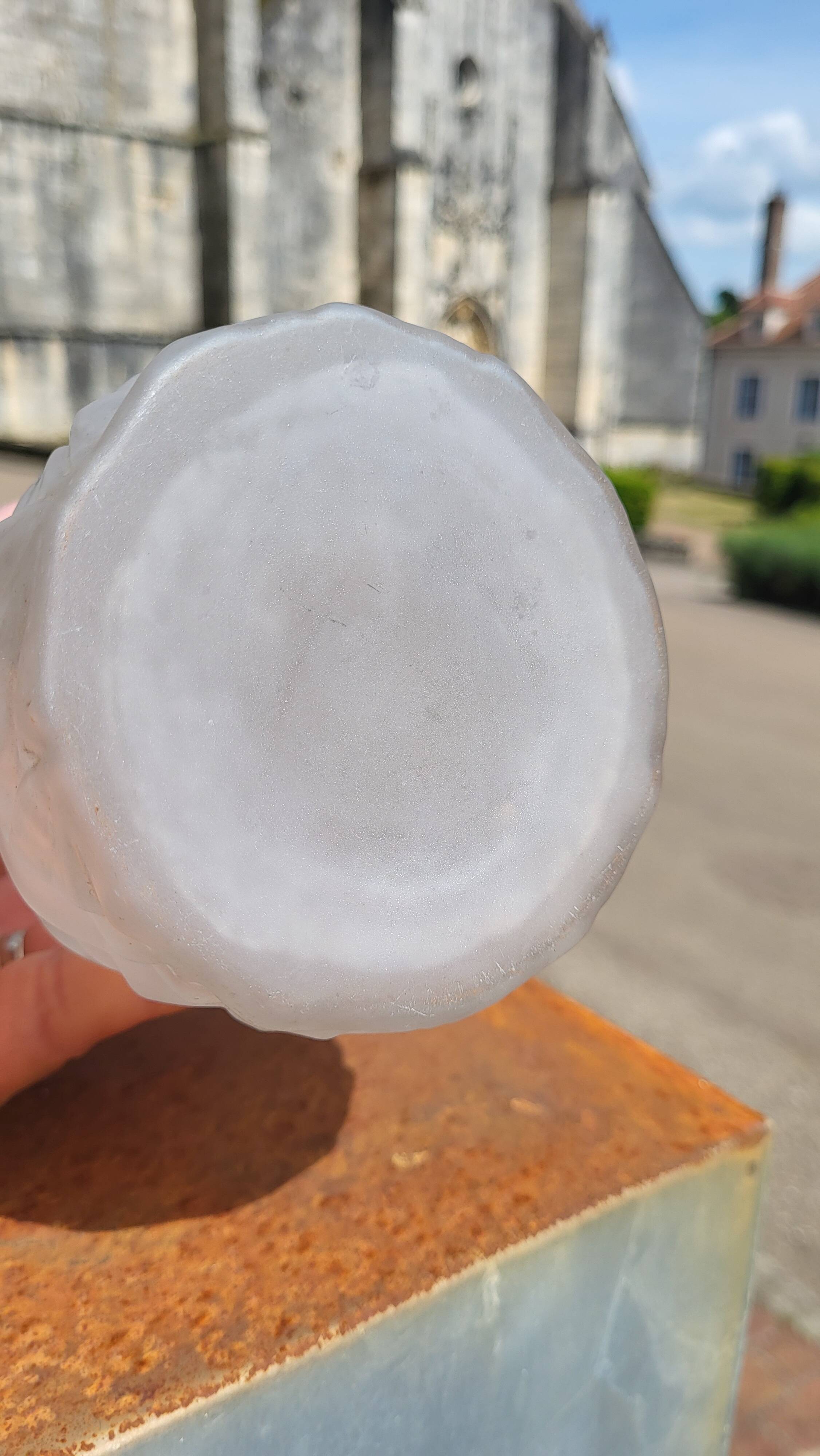 Art Deco hyacinth holder vase
