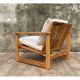 Fauteuil lounge scandinave, 1960s