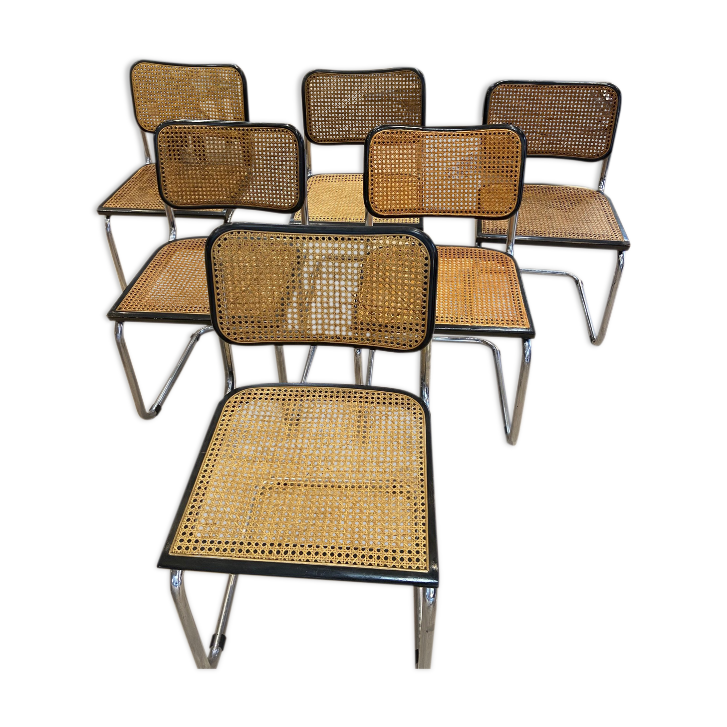 6 Marcel Breuer chairs