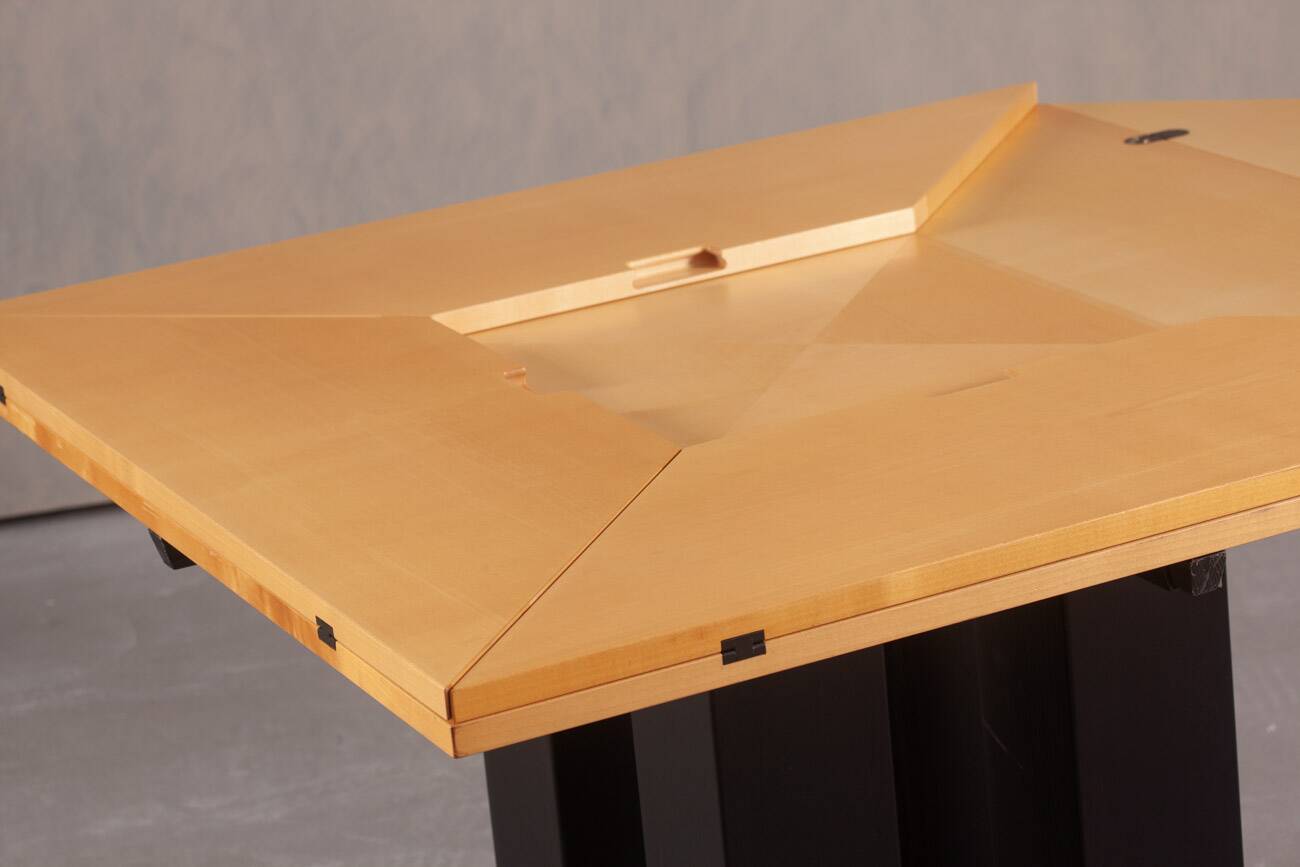 Postmodern Cirkante dining table by Bob Van Den Berghe for Tranekaer, Denmark, 1990s
