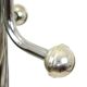 Vintage Standing Coat Rack Chrome Marble Space Age 166cm