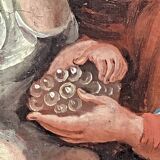 Oil painting on canvas XVIII Virgin and Child