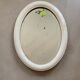 Old oval and beveled mirror 51x66cm