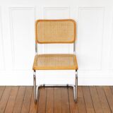 Chaise Cesca B32 Breuer Made in Italy - Cannage de l'assise refait