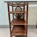 70s rattan desk