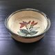 Floral decorated ramekin, signed