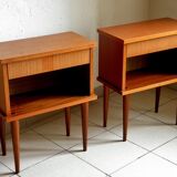 Pair of 70s bedside