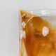 Vintage Murano Glass Wall Lamp - Clear Glass with Orange Striations, Italian Design, 1970s Wall Sconce