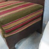 Paire de bancs de ferme ou chalet