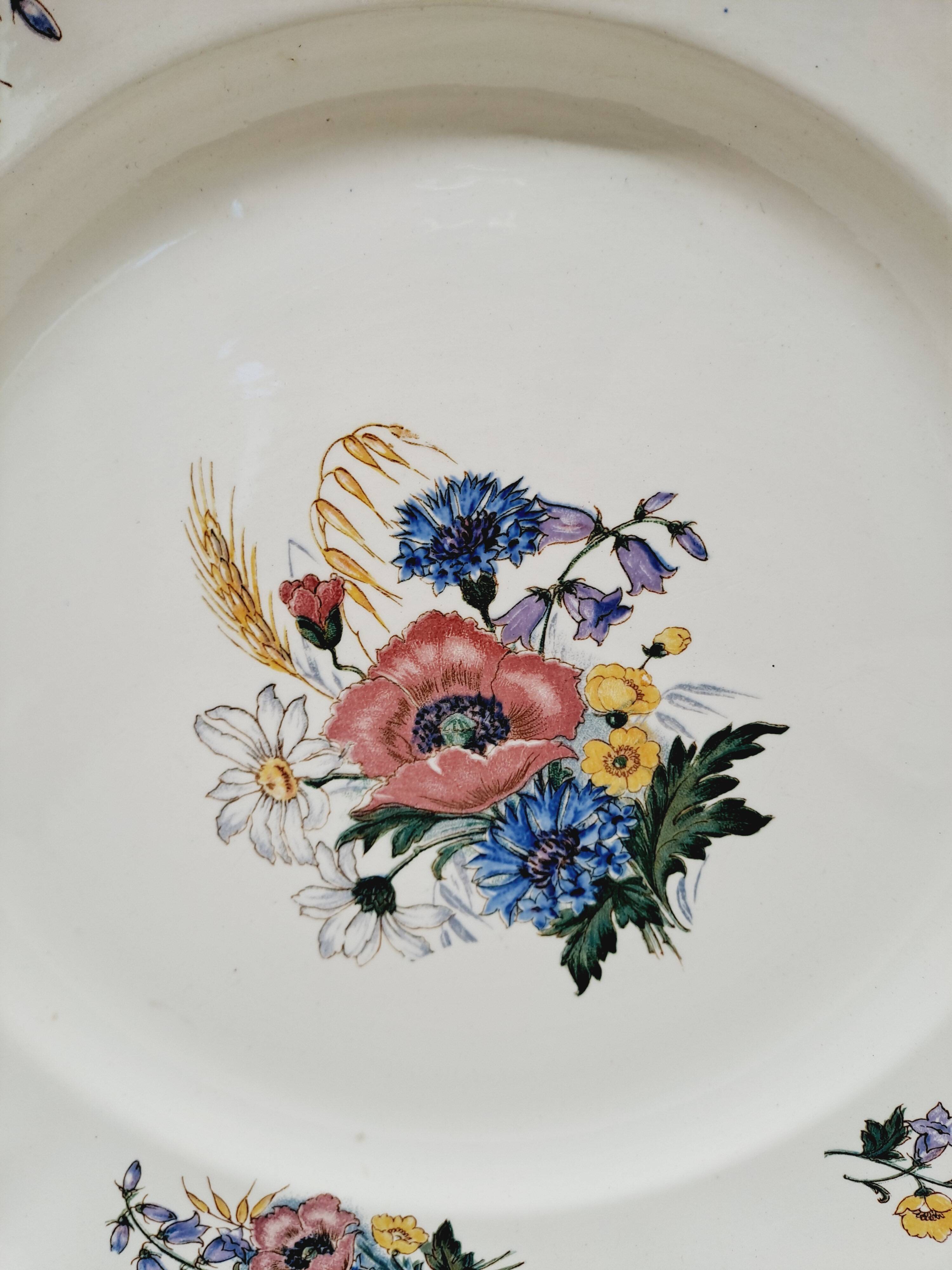 Sarreguemines round dish